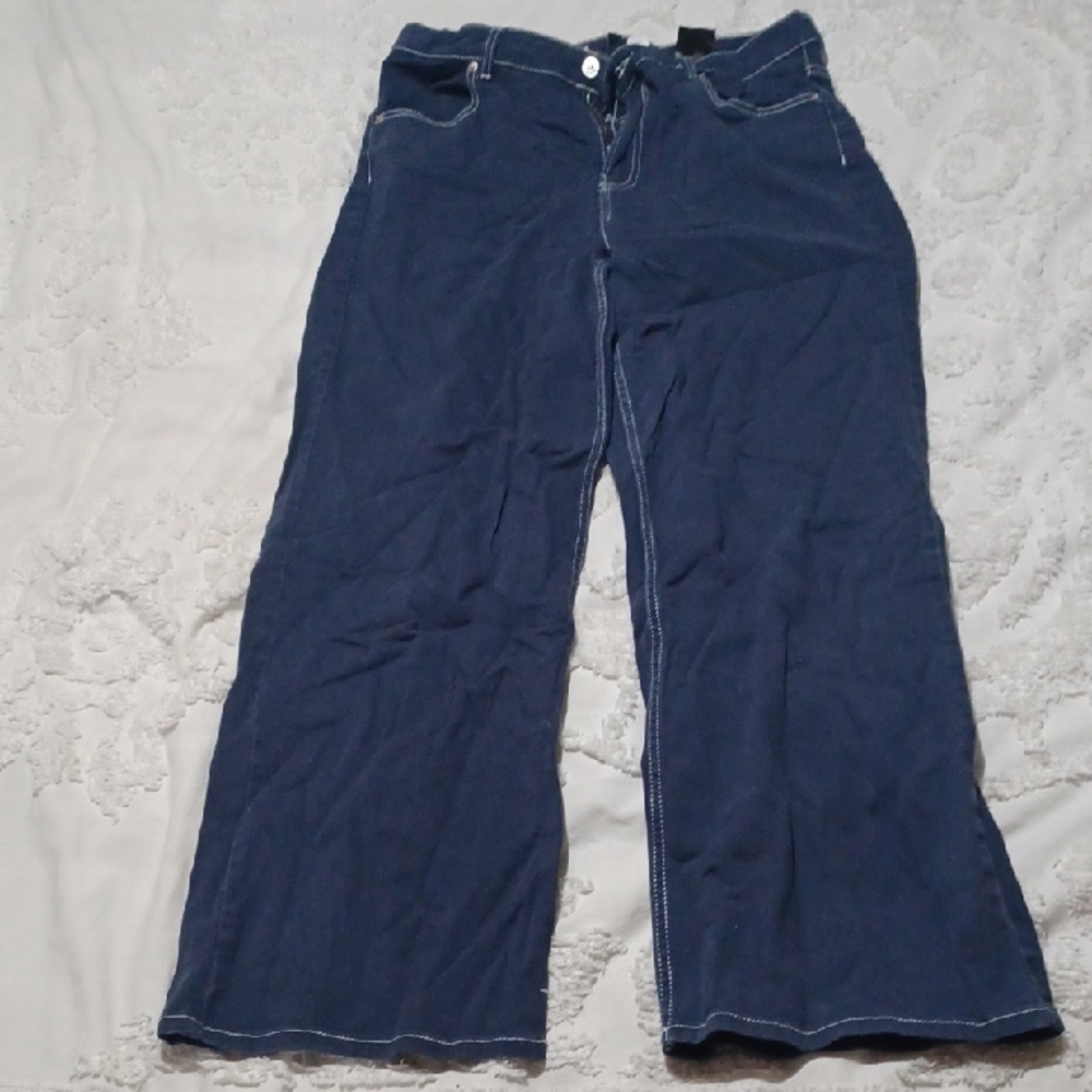 H&M Dark Blue Flare Jeans